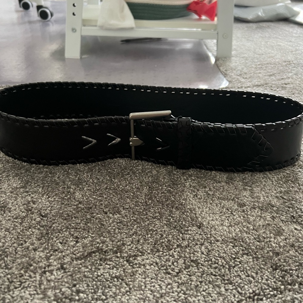 Black Leather Belt